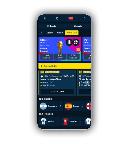 TurboSven Casino oddstavle for sportsbetting med markeder for fotball og basketball